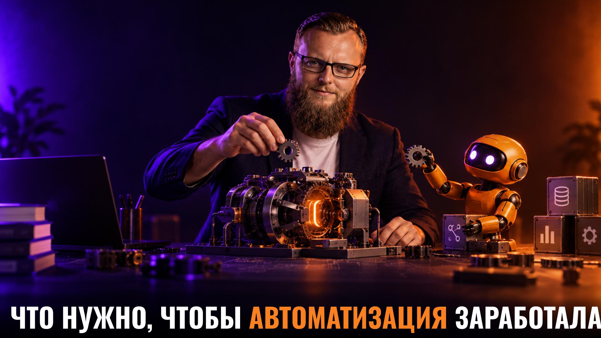 Что нужно, чтобы ИИ-автоматизация реально заработала — обложка